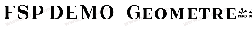 FSP DEMO   Geometre字体转换